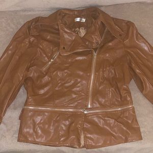 Light Brown Leather Jacket